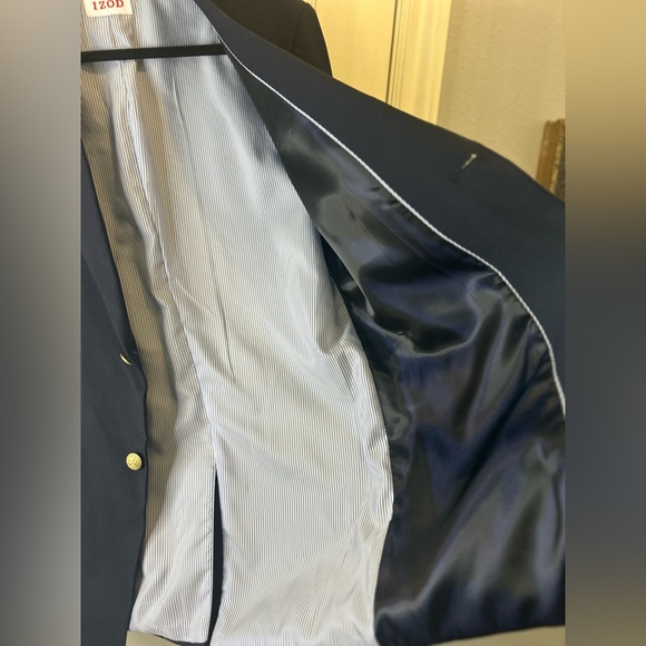🔹”Izod” NWT Boy’s Blue Sport Coat Classic Tailored Blazer🔹 - Picture 5 of 13